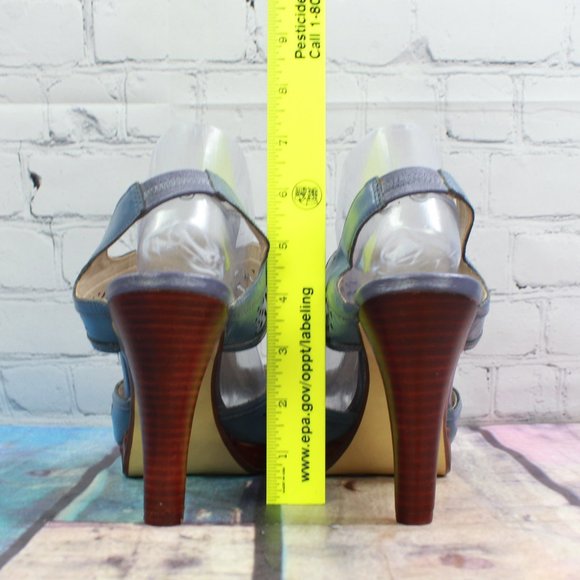 Adrienne Vittadini Slingback Heels Sandals Sz 10 M - Picture 7 of 9